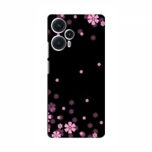 Чехол для Xiaomi POCO F5 - с принтом (Дизайнерские) (AlphaPrint) Розовое цветение - купить на Floy.com.ua