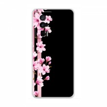 Чехол для Xiaomi POCO F5 Pro - с принтом (Дизайнерские) (AlphaPrint) Розы на черном - купить на Floy.com.ua