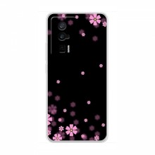 Чехол для Xiaomi POCO F5 Pro - с принтом (Дизайнерские) (AlphaPrint) Розовое цветение - купить на Floy.com.ua