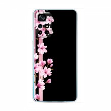 Чехол для Xiaomi POCO M4 Pro 5G - с принтом (Дизайнерские) (AlphaPrint) Розы на черном - купить на Floy.com.ua