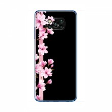 Чехол для Xiaomi POCO X3 - с принтом (Дизайнерские) (AlphaPrint) Розы на черном - купить на Floy.com.ua