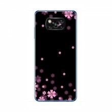 Чехол для Xiaomi POCO X3 - с принтом (Дизайнерские) (AlphaPrint) Розовое цветение - купить на Floy.com.ua