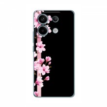 Чехол для Xiaomi POCO X6 5G - с принтом (Дизайнерские) (AlphaPrint) Розы на черном - купить на Floy.com.ua