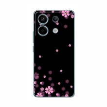 Чехол для Xiaomi POCO X6 5G - с принтом (Дизайнерские) (AlphaPrint) Розовое цветение - купить на Floy.com.ua