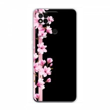 Чехол для Xiaomi Redmi 10A - с принтом (Дизайнерские) (AlphaPrint) Розы на черном - купить на Floy.com.ua