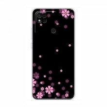 Чехол для Xiaomi Redmi 10A - с принтом (Дизайнерские) (AlphaPrint) Розовое цветение - купить на Floy.com.ua
