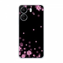 Чехол для Xiaomi Redmi 13C - с принтом (Дизайнерские) (AlphaPrint) Розовое цветение - купить на Floy.com.ua