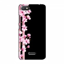 Чехол для Xiaomi Redmi 6A - с принтом (Дизайнерские) (AlphaPrint) Розы на черном - купить на Floy.com.ua