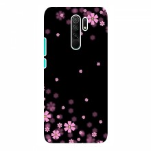 Чехол для Xiaomi Redmi 9 - с принтом (Дизайнерские) (AlphaPrint) Розовое цветение - купить на Floy.com.ua