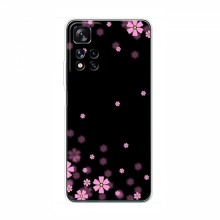 Чехол для Xiaomi Redmi Note 11 Pro Plus - с принтом (Дизайнерские) (AlphaPrint) Розовое цветение - купить на Floy.com.ua
