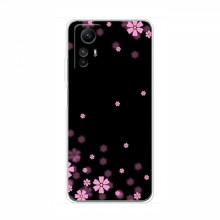 Чехол для Xiaomi Redmi Note 12s - с принтом (Дизайнерские) (AlphaPrint) Розовое цветение - купить на Floy.com.ua