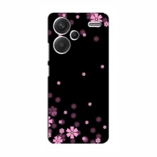 Чехол для Xiaomi Redmi Note 13 Pro Plus - с принтом (Дизайнерские) (AlphaPrint) Розовое цветение - купить на Floy.com.ua