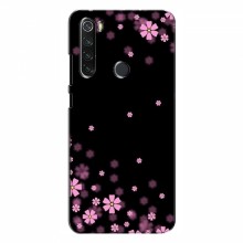 Чехол для Xiaomi Redmi Note 8 - с принтом (Дизайнерские) (AlphaPrint) Розовое цветение - купить на Floy.com.ua