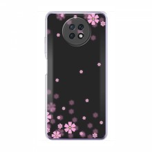 Чехол для Xiaomi Redmi Note 9T - с принтом (Дизайнерские) (AlphaPrint) Розовое цветение - купить на Floy.com.ua