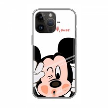 Чехол для iPhone 14 Pro (AlphaPrint) с печатью (ПРОЗРАЧНЫЙ ФОН) Mickey Mouse - купить на Floy.com.ua