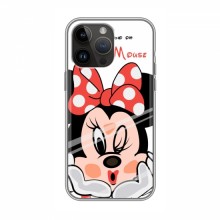 Чехол для iPhone 14 Pro (AlphaPrint) с печатью (ПРОЗРАЧНЫЙ ФОН) Minni Mouse - купить на Floy.com.ua