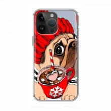 Чехол для iPhone 14 Pro (AlphaPrint) с печатью (ПРОЗРАЧНЫЙ ФОН) Грустная собака - купить на Floy.com.ua