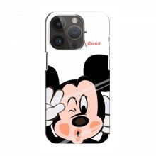 Чехол для iPhone 14 Pro Max (AlphaPrint) с печатью (ПРОЗРАЧНЫЙ ФОН) Mickey Mouse - купить на Floy.com.ua