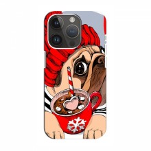 Чехол для iPhone 14 Pro Max (AlphaPrint) с печатью (ПРОЗРАЧНЫЙ ФОН) Грустная собака - купить на Floy.com.ua