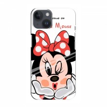 Чехол для iPhone 15 (AlphaPrint) с печатью (ПРОЗРАЧНЫЙ ФОН) Minni Mouse - купить на Floy.com.ua