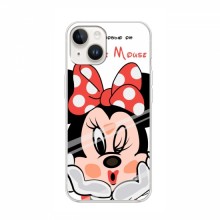 Чехол для iPhone 16 (AlphaPrint) с печатью (ПРОЗРАЧНЫЙ ФОН) Minni Mouse - купить на Floy.com.ua