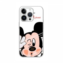 Чехол для iPhone 16 Pro (AlphaPrint) с печатью (ПРОЗРАЧНЫЙ ФОН) Mickey Mouse - купить на Floy.com.ua