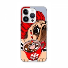Чехол для iPhone 16 Pro Max (AlphaPrint) с печатью (ПРОЗРАЧНЫЙ ФОН) Грустная собака - купить на Floy.com.ua