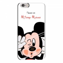 Чехол для iPhone 6 Plus / 6s Plus (AlphaPrint) с печатью (ПРОЗРАЧНЫЙ ФОН) Mickey Mouse - купить на Floy.com.ua
