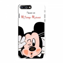Чехол для iPhone 8 Plus (AlphaPrint) с печатью (ПРОЗРАЧНЫЙ ФОН) Mickey Mouse - купить на Floy.com.ua
