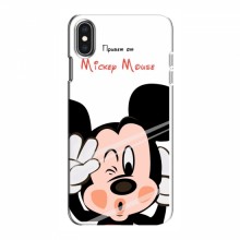 Чехол для iPhone Xs Max (AlphaPrint) с печатью (ПРОЗРАЧНЫЙ ФОН) Mickey Mouse - купить на Floy.com.ua