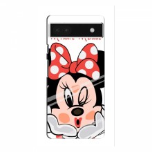 Чехол для Google Pixel 6a (AlphaPrint) с печатью (ПРОЗРАЧНЫЙ ФОН) Minni Mouse - купить на Floy.com.ua