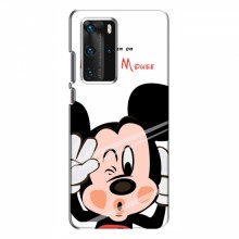 Чехол для Huawei P40 Pro (AlphaPrint) с печатью (ПРОЗРАЧНЫЙ ФОН) Mickey Mouse - купить на Floy.com.ua