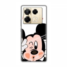 Чехол для Infinix Note 40 Pro (AlphaPrint) с печатью (ПРОЗРАЧНЫЙ ФОН) Mickey Mouse - купить на Floy.com.ua