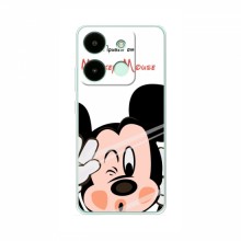 Чехол для Infinix Smart 7 HD (AlphaPrint) с печатью (ПРОЗРАЧНЫЙ ФОН) Mickey Mouse - купить на Floy.com.ua