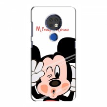 Чехол для Nokia 6.2 (2019) (AlphaPrint) с печатью (ПРОЗРАЧНЫЙ ФОН) Mickey Mouse - купить на Floy.com.ua