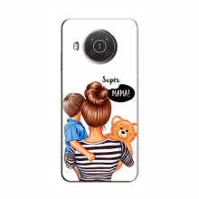 Чехол для Nokia X10 (AlphaPrint) с печатью (ПРОЗРАЧНЫЙ ФОН) Мама и сын - купить на Floy.com.ua