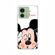 Чехол для Motorola Edge 40 (AlphaPrint) с печатью (ПРОЗРАЧНЫЙ ФОН) Mickey Mouse - купить на Floy.com.ua