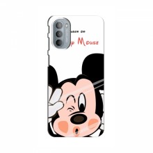 Чехол для Motorola MOTO G31 (AlphaPrint) с печатью (ПРОЗРАЧНЫЙ ФОН) Mickey Mouse - купить на Floy.com.ua