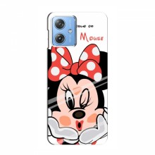 Чехол для Motorola MOTO G54 / G54 Power (AlphaPrint) с печатью (ПРОЗРАЧНЫЙ ФОН) Minni Mouse - купить на Floy.com.ua