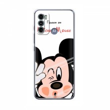 Чехол для Motorola MOTO G60 (AlphaPrint) с печатью (ПРОЗРАЧНЫЙ ФОН) Mickey Mouse - купить на Floy.com.ua