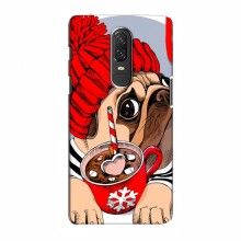 Чехол для OnePlus 6 (AlphaPrint) с печатью (ПРОЗРАЧНЫЙ ФОН) Грустная собака - купить на Floy.com.ua