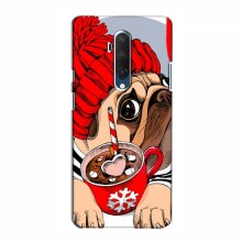 Чехол для OnePlus 7T Pro (AlphaPrint) с печатью (ПРОЗРАЧНЫЙ ФОН) Грустная собака - купить на Floy.com.ua