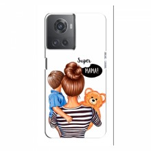 Чехол для OnePlus ACE (10R) (AlphaPrint) с печатью (ПРОЗРАЧНЫЙ ФОН) Мама и сын - купить на Floy.com.ua