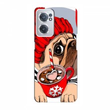 Чехол для OnePlus Nord CE 2 (5G) (IV2201) (AlphaPrint) с печатью (ПРОЗРАЧНЫЙ ФОН) Грустная собака - купить на Floy.com.ua