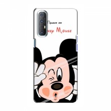 Чехол для OPPO Reno 3 (AlphaPrint) с печатью (ПРОЗРАЧНЫЙ ФОН) Mickey Mouse - купить на Floy.com.ua