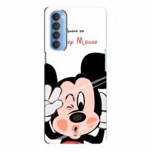 Чехол для OPPO Reno 4 Pro (AlphaPrint) с печатью (ПРОЗРАЧНЫЙ ФОН) Mickey Mouse - купить на Floy.com.ua
