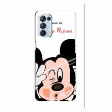Чехол для OPPO Reno 5 (4G) (AlphaPrint) с печатью (ПРОЗРАЧНЫЙ ФОН) Mickey Mouse - купить на Floy.com.ua
