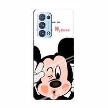 Чехол для OPPO Reno 6 Pro (5G) (AlphaPrint) с печатью (ПРОЗРАЧНЫЙ ФОН) Mickey Mouse - купить на Floy.com.ua