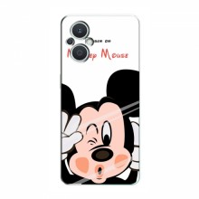 Чехол для OPPO Reno 7 Lite (5G) (AlphaPrint) с печатью (ПРОЗРАЧНЫЙ ФОН) Mickey Mouse - купить на Floy.com.ua