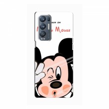 Чехол для OPPO Reno5 Pro Plus (5G) (AlphaPrint) с печатью (ПРОЗРАЧНЫЙ ФОН) Mickey Mouse - купить на Floy.com.ua